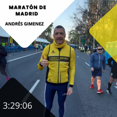 MARATON MADRID ANDRÉS GIMENEZ