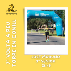 JOSE MORUNO VOLTA A PEU TORRE EN CONILL