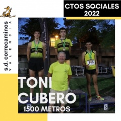TONI CUBERO 1500M