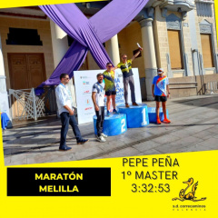 PEPE PEÑA MARATÓN MELILLA